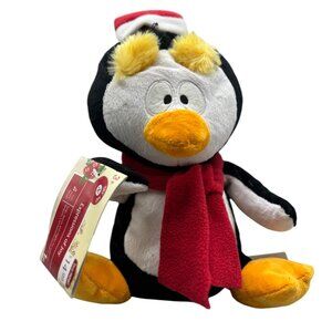 Plush Penguin Christmas Toy Gemmy Singing Dancing Animated Penguin Moving READ